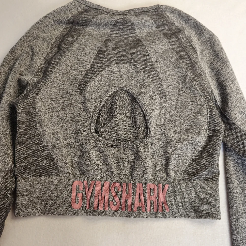 Gymshark Crop Top (grey & pink) XL - Picture 10 of 10